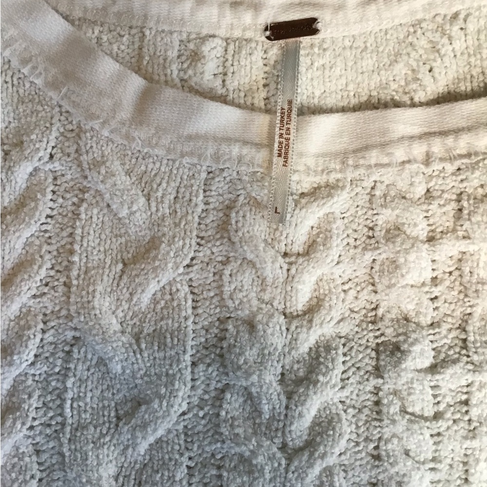 Free People White Cable Knit Sweater - Picture 3 of 9